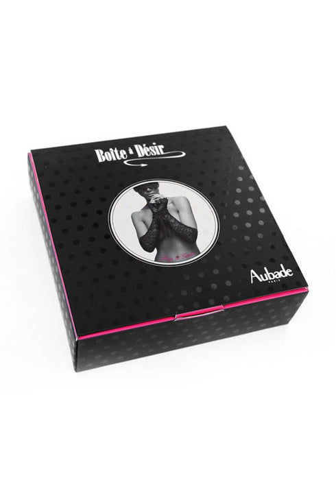 Aubade Boites A Desir Triangle Bra with Suspenders